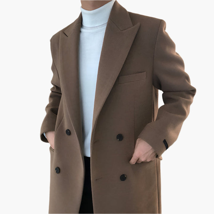 LOUIS - Men's Woolen Overcoat