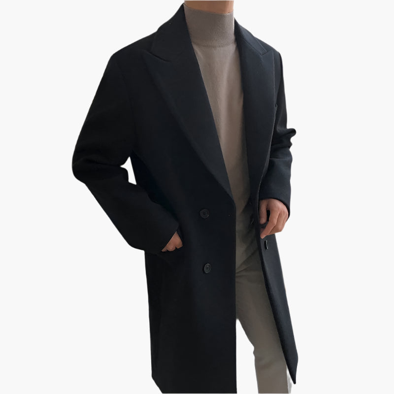 LOUIS - Men's Woolen Overcoat