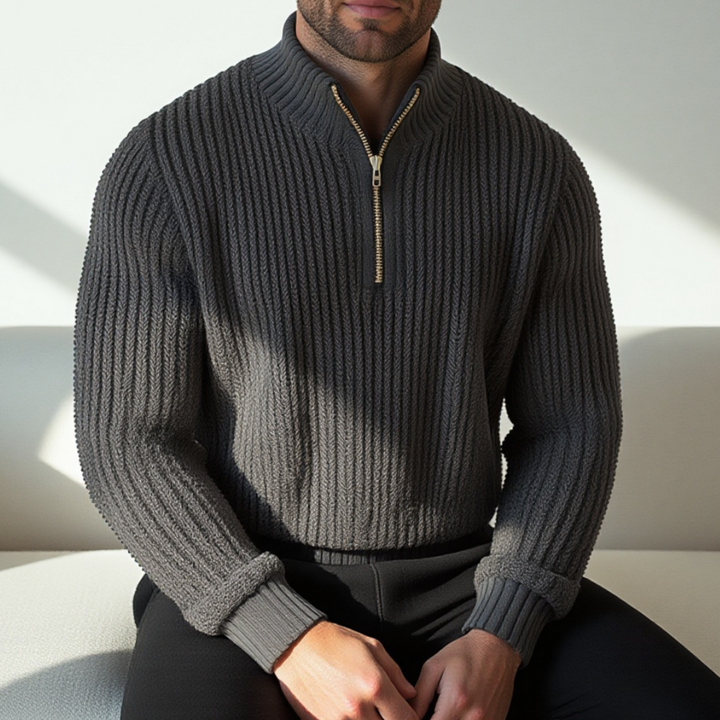 WILDER - Zippered Sweater For Men's