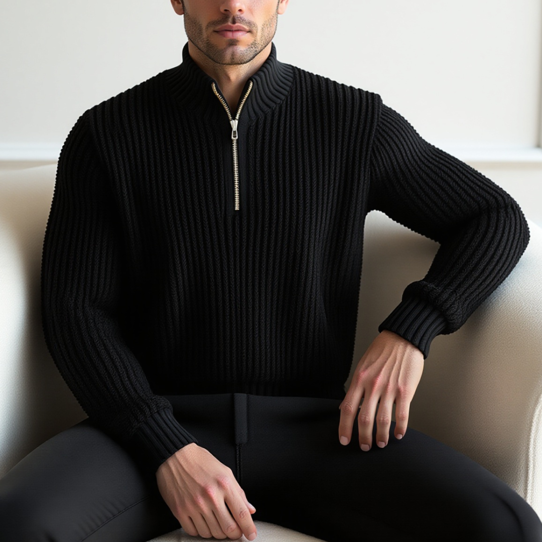 WILDER - Zippered Sweater For Men's