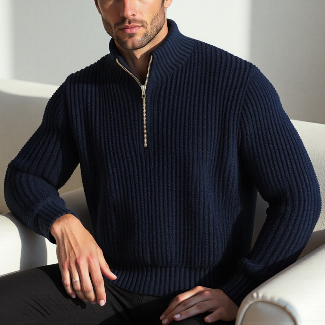 WILDER - Zippered Sweater For Men's